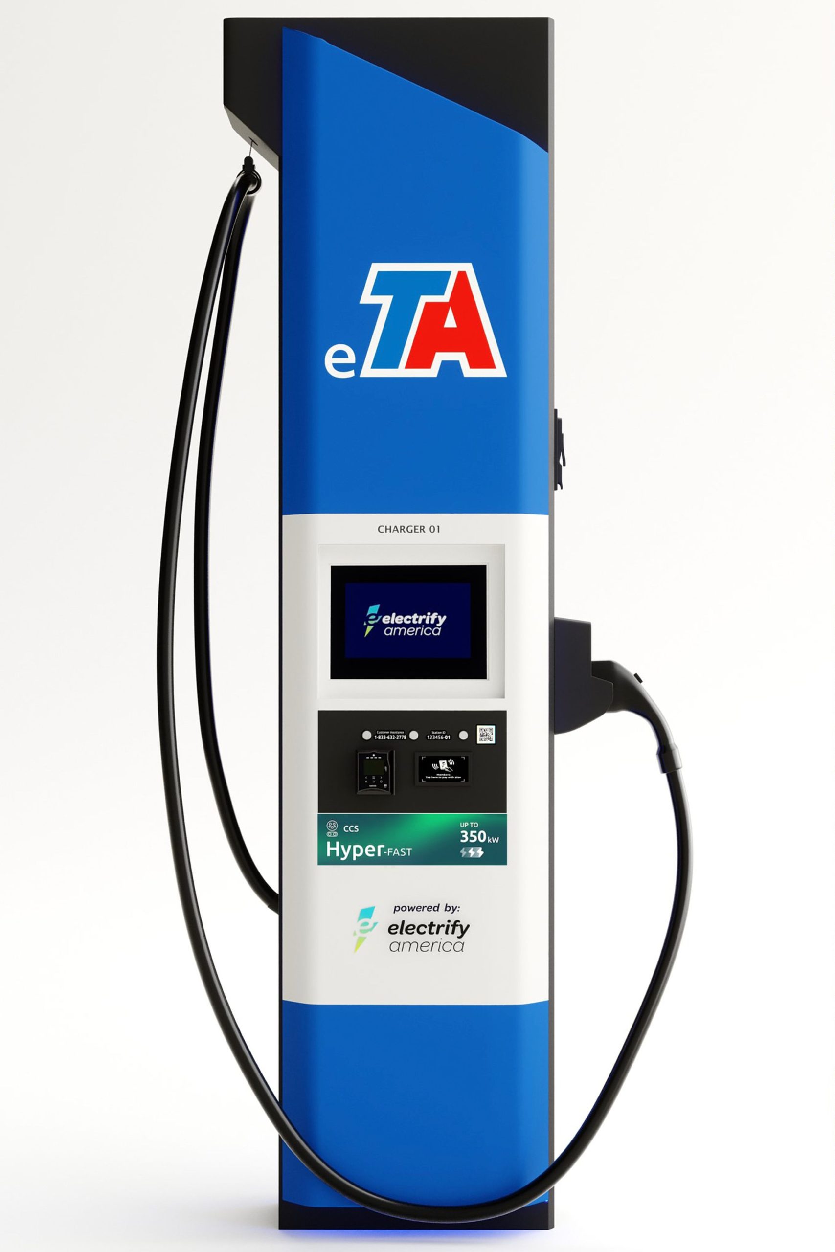 TravelCenters of America buys 1,000 Electrify America DC fast chargers